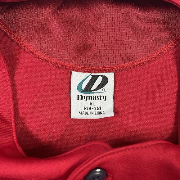 Vintage Dynasty MLB Anaheim Angels Men's Baseball Jersey Size XL Red Baseball RB - Picture 7 of 12